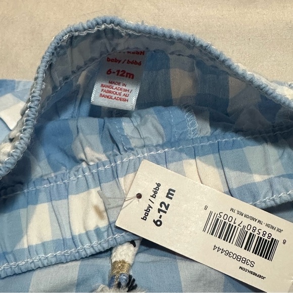 NWT - Kids Blue Checkered Pajama Pants - Picture 2 of 3
